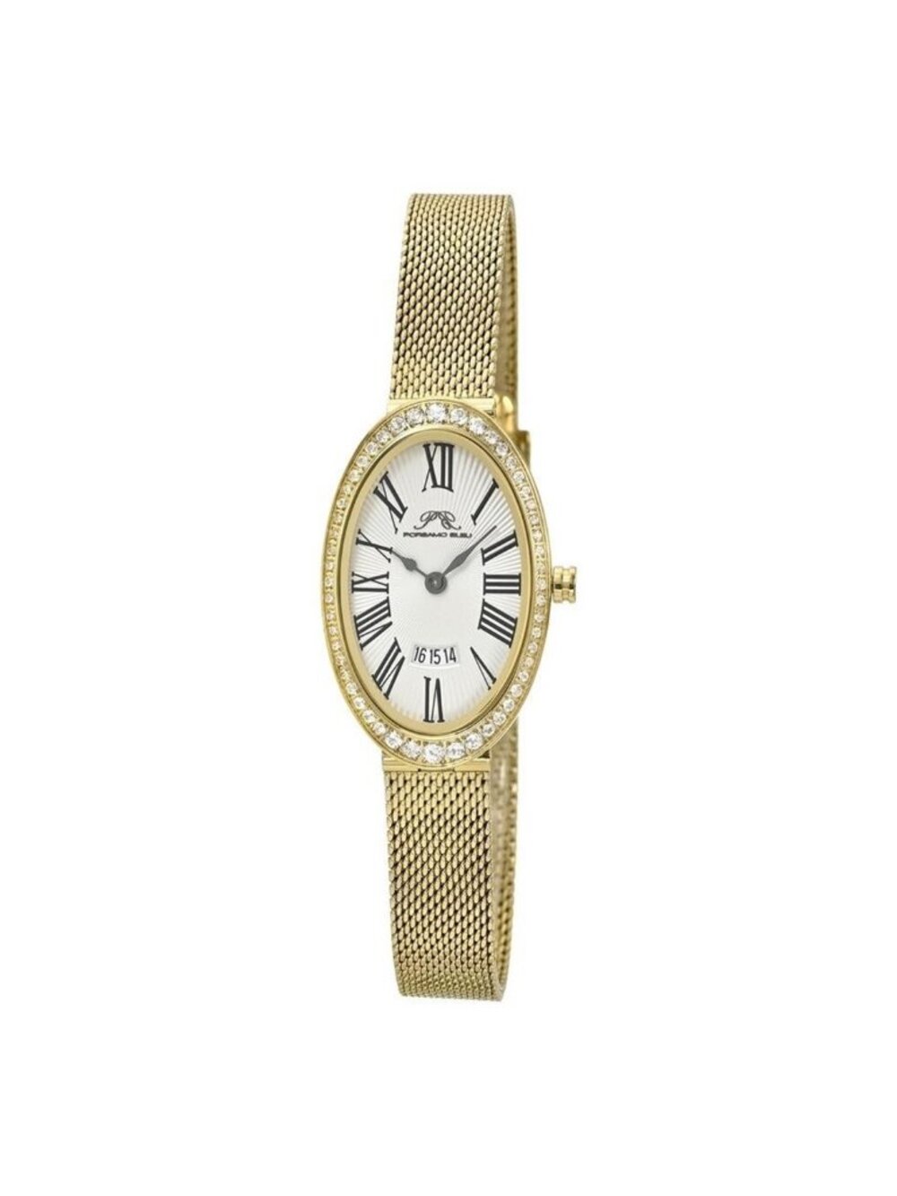 NWT Porsamo Bleu Eloise Quartz White Dial Topaz Ladies Watch